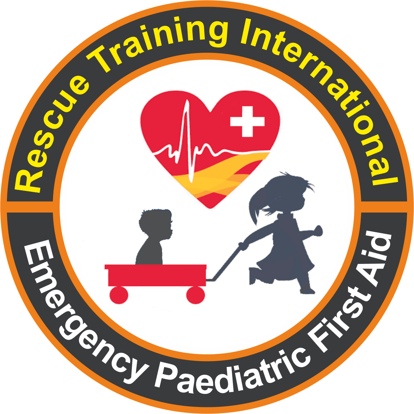 Logo of Rescue Training International's 'Emergency Pediatric First Aid' program.